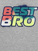 Heather - Kid Best Bro Graphic Tee, Selected
