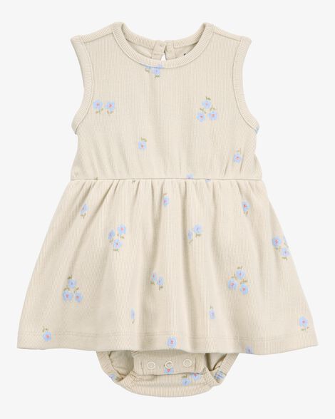 Product image 1 of Baby Floral Sunsuit - Ivory