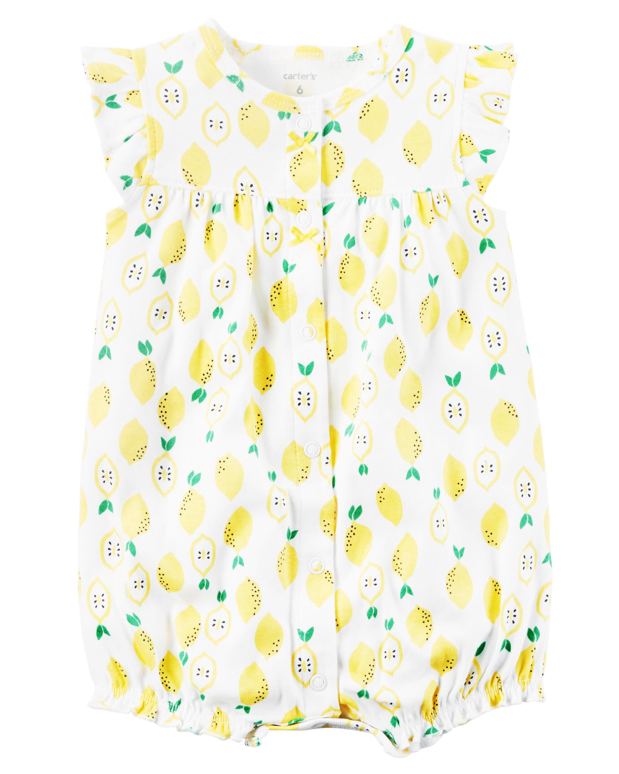 carter's lemon romper
