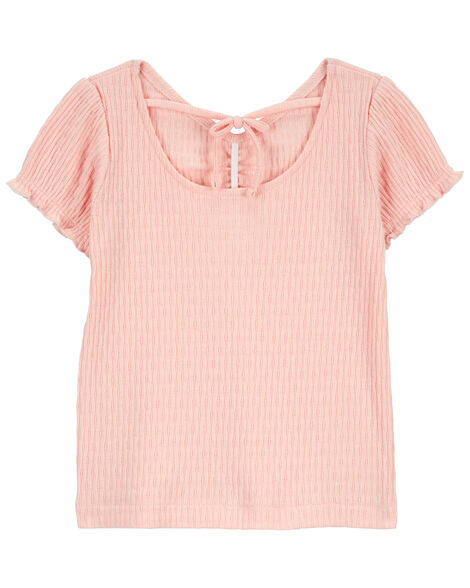  Product image 2 of Baby Textured Smocked Open Back Top