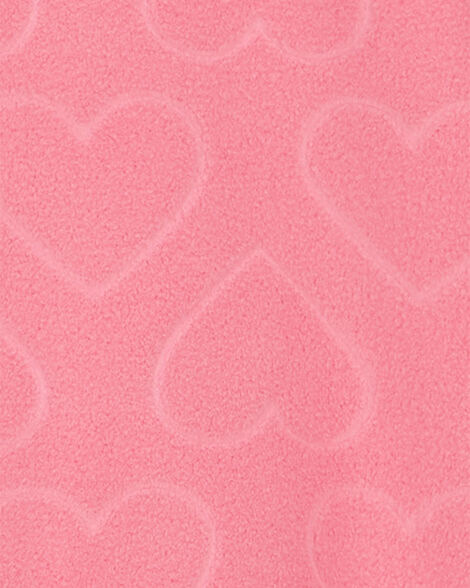 Product image 2 of Baby 1-Piece Heart Fleece Footie Pajamas