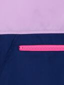 Lilac - Kid Colorblock Packable Windbreaker, Selected