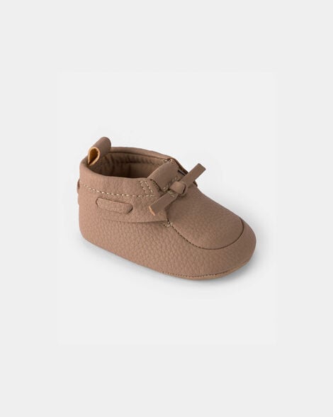 baby casual boat shoes - brown