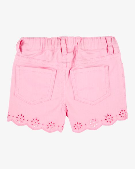  Product image 2 of Baby Iconic Eyelet Short - Pink