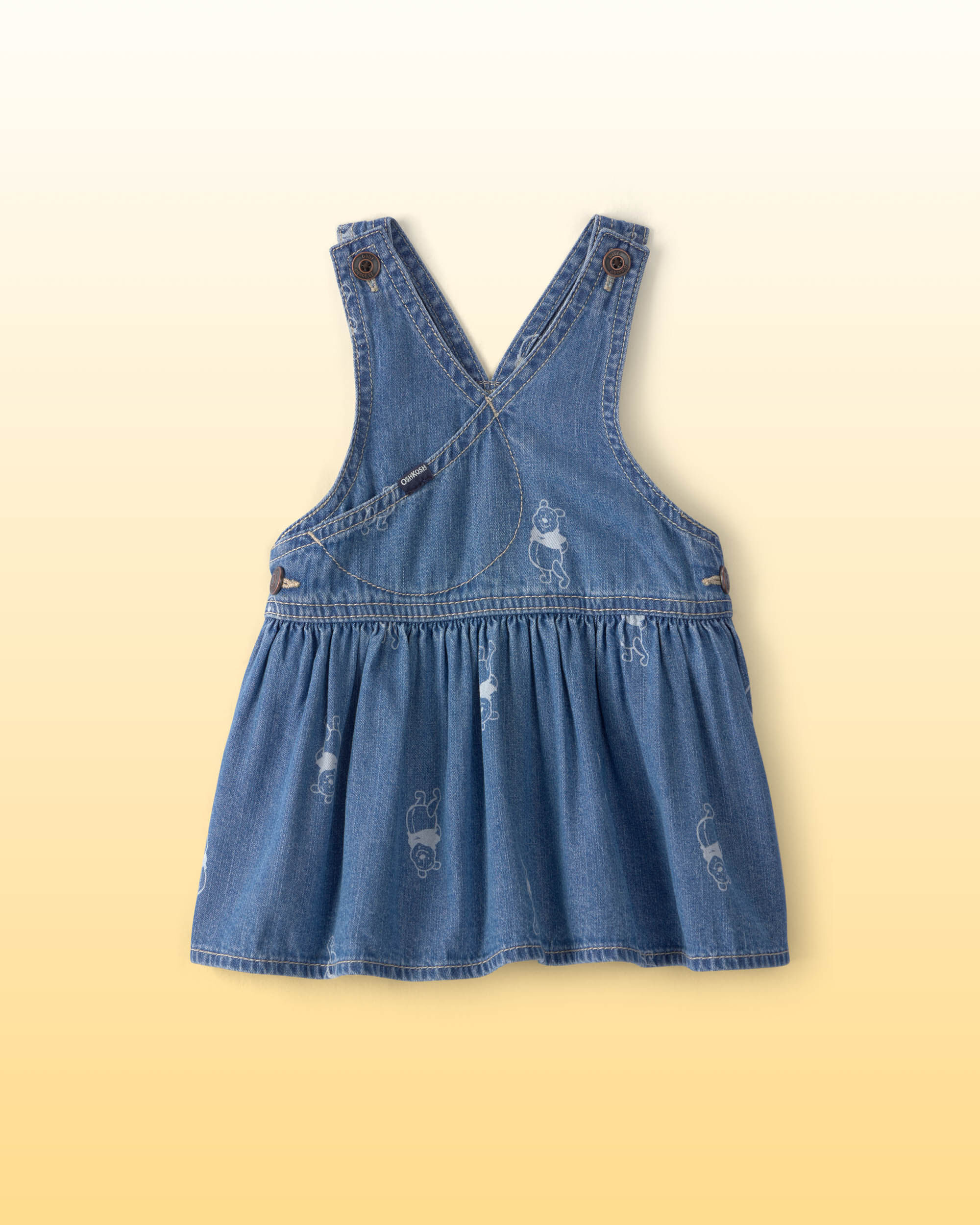 OshKosh Bgosh Baby Girl Disney Winnie the Pooh Denim Wrap Skirtall - Medium Wash 12M Medium Wash 33$