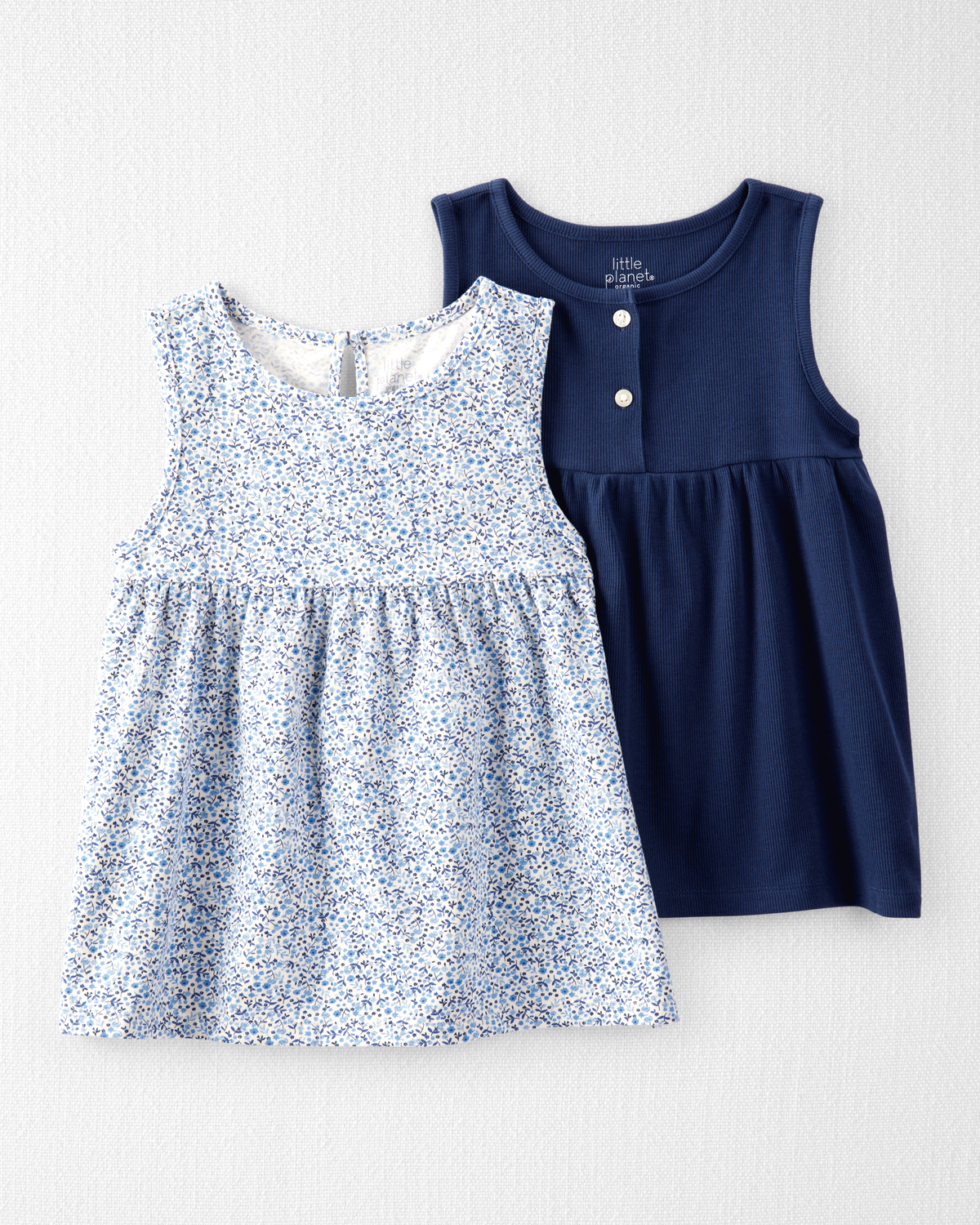 Kid 2-Pack Organic Cotton Knit Tanks - Little Planet | Carter's Kid 2-Pack Organic Cotton Knit Tanks - Little Planet | Carter's