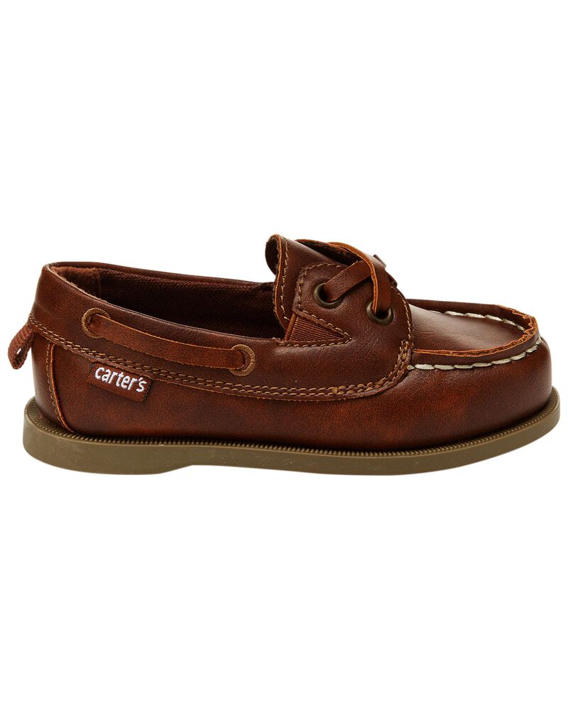 Brown Kid Boat Shoes 
