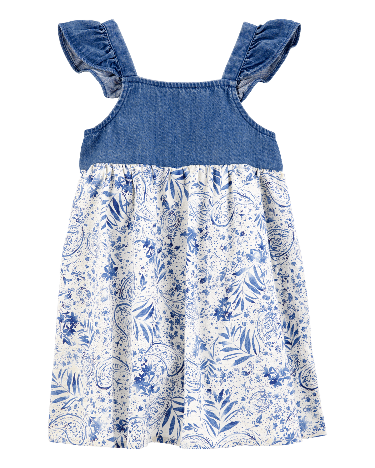 Baby Chambray Floral Print Dress - OshKosh | Carter's