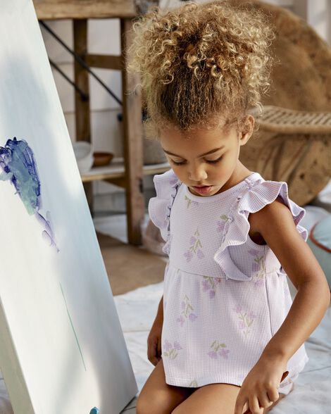  Product image 3 of Toddler Short-Sleeve Floral Fashion Top - Floral