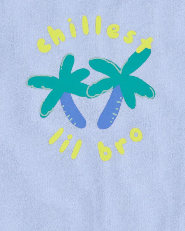 Product image 2 of Baby Chillest Lil Bro Sleeveless Bodysuit - Blue