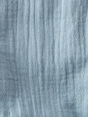 Blue Creek - Baby Organic Cotton Gauze Overalls in Blue Creek, Selected