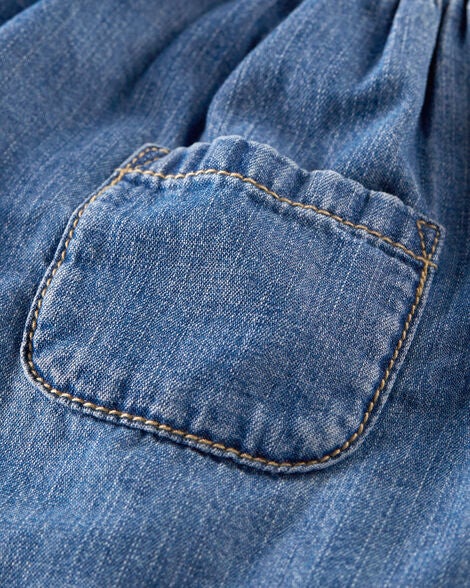  Product image 5 of Baby Organic Cotton Chambray Pocket Dress