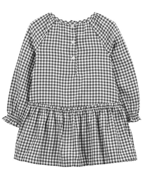  Product image 2 of Toddler Plaid Peplum Dress