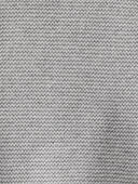 Heather Grey - Baby Organic Cotton Sweater Knit Overalls in Heather Grey, Selected