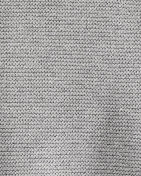  Product image 2 of Baby Organic Cotton Sweater Knit Overalls in Heather Grey