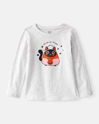 Toddler Girl Disney© Minnie Mouse Halloween Short-Sleeve Graphic Tee - Ivory