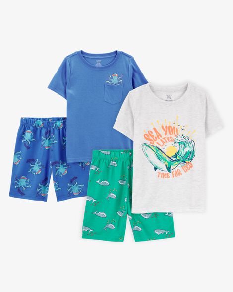 Product image 1 of Kid 4-Piece Loose Fit Pajamas
