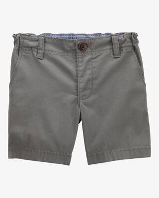 Product image 1 of Toddler Flat-Front Shorts - Grey