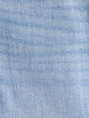 Girls Denim Midi Skirt - Blue