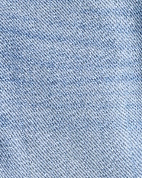 Girls Denim Midi Skirt - Blue