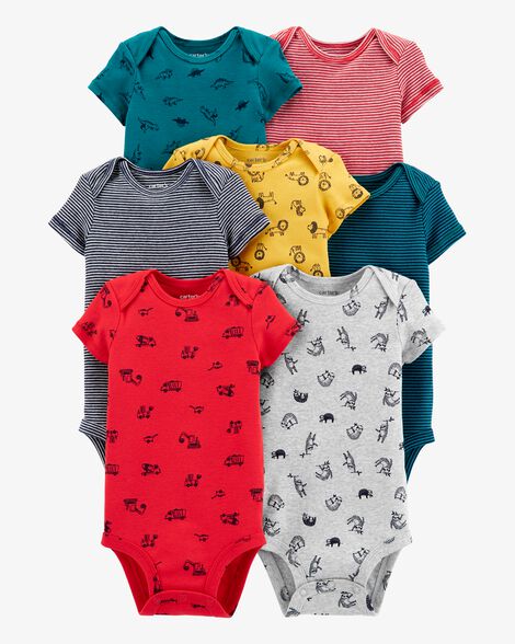  Product image 1 of Baby 7-Pack Animal Original Bodysuits