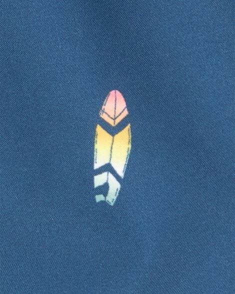  Product image 3 of Kid Surfboard-Print Pull-On Swim Trunks