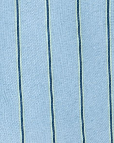 Product image 2 of Kid Striped Loose Fit 2-Piece Pajamas - Blue