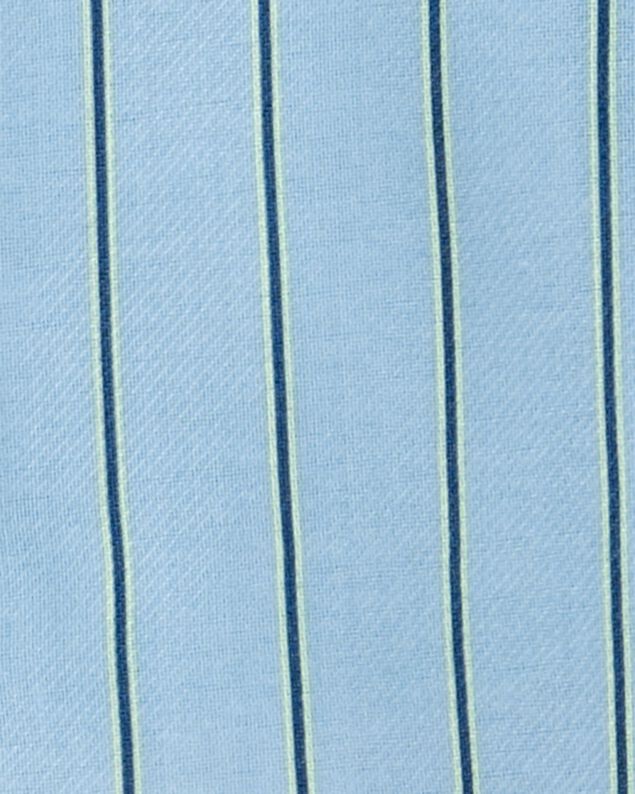 Product image 2 of Kid Striped Loose Fit 2-Piece Pajamas - Blue
