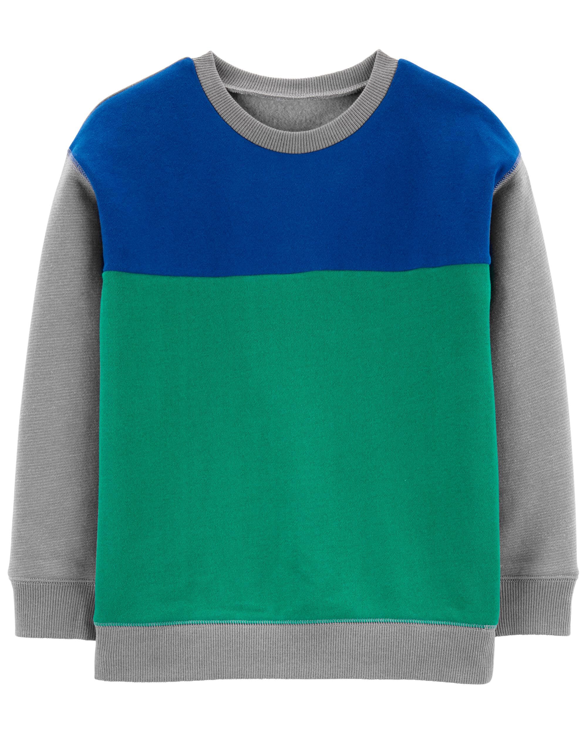  *CLEARANCE* Colorblock Cotton Sweater 
