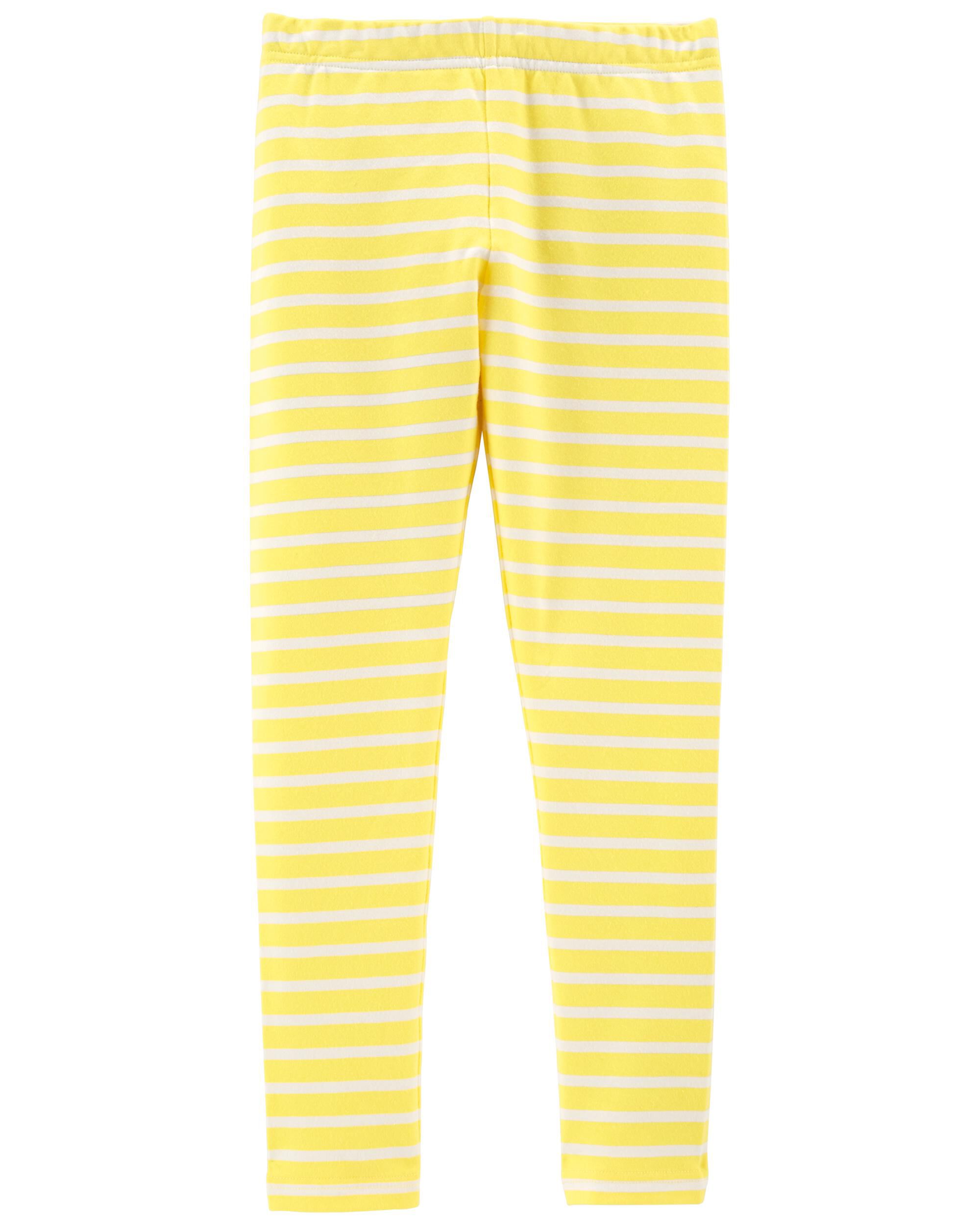 Kid Yellow Striped Leggings | carters.com