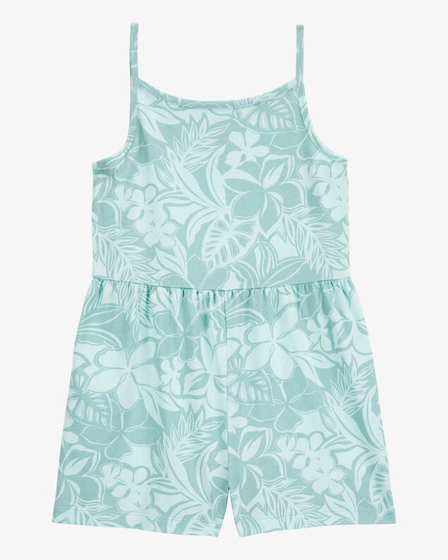 Product image 1 of Kid Tropical Floral Tank Romper