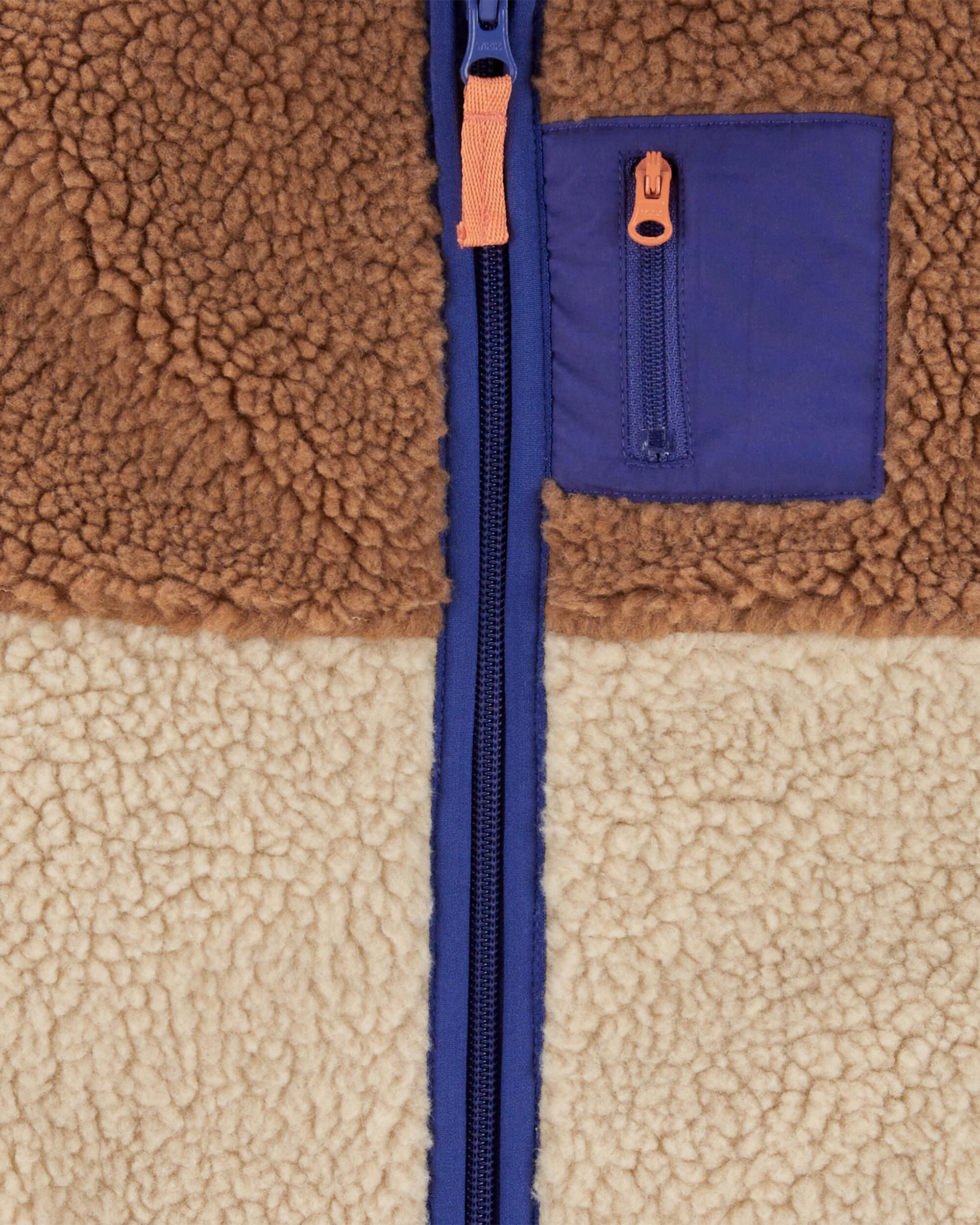 Kid Zip-Up Sherpa Vest - Carter's | Carter's