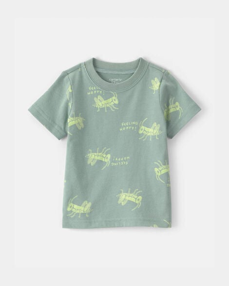baby boy grasshopper t-shirt - green