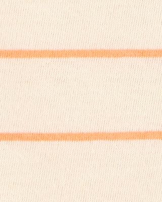 Product image 2 of Kid Striped Short-Sleeve Pocket Tee - Orange