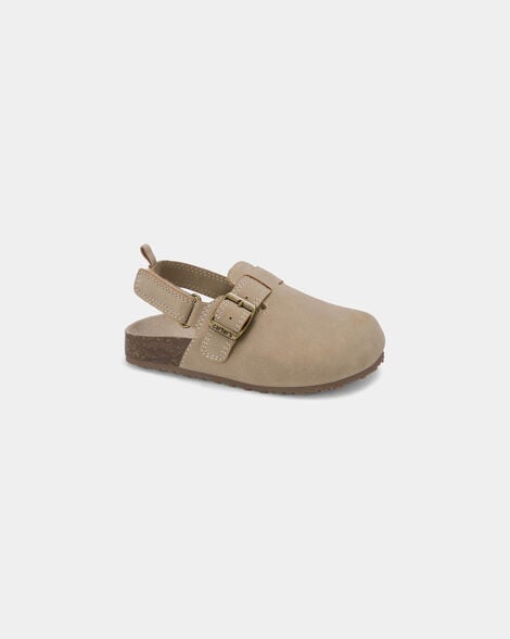 toddler clog sandals - brown