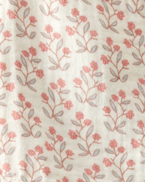  Product image 4 of Baby 2-Piece Organic Cotton Gauze Floral-Print Set