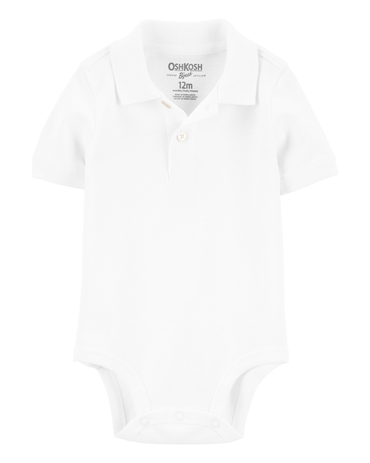Pique Polo Baby White Polo Onesie Bodysuit Pull Lacoste Bebe Baby