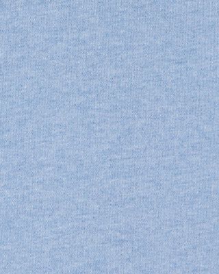 Product image 2 of Kid 2-Piece Hooded French Terry Tee & Shorts Set - Blue