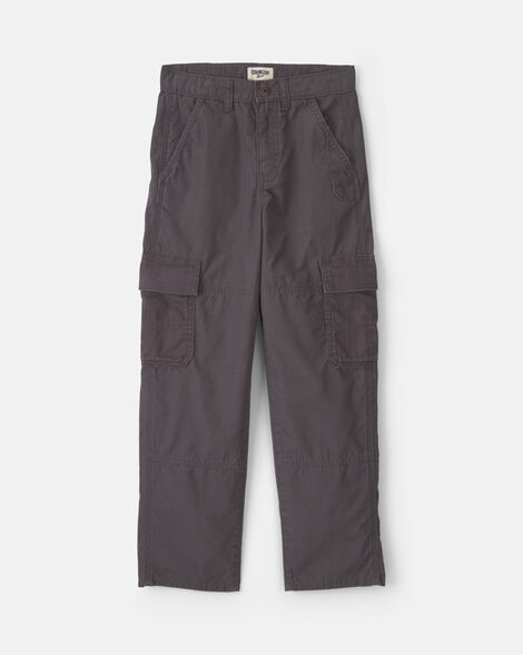 Boys Baggy Cargo Pants - Black
