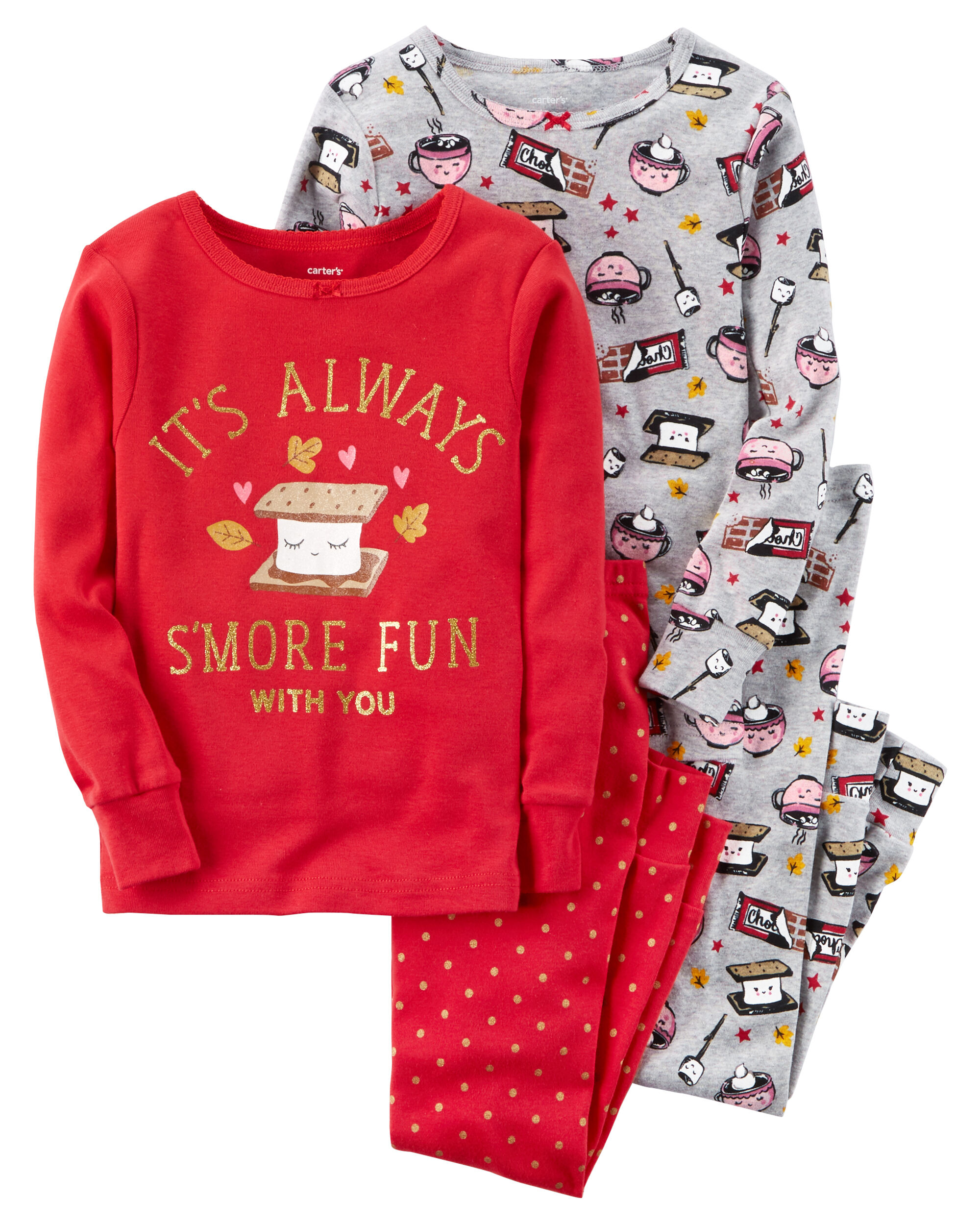 carters baby girl pjs