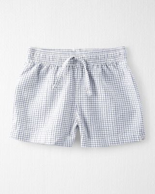 Product image 2 of Toddler 2-Piece Organic Cotton Crinkled Seersucker Checkered-Print Set