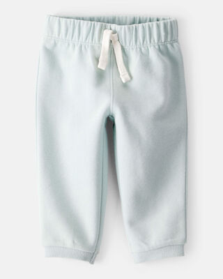 Baby Boy DayDream Fleece Pull-On Pants - Green