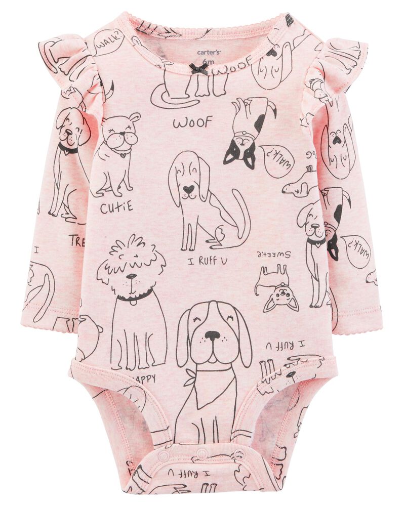 Dog Print Collectible Bodysuit Carters Com Many pictures of dogs, puppy coloring sheets and pictures. dog print collectible bodysuit carters com