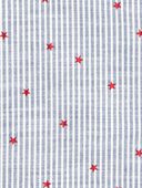 Multi - Kid Stars and Stripes Button-Down Shirt, Selected