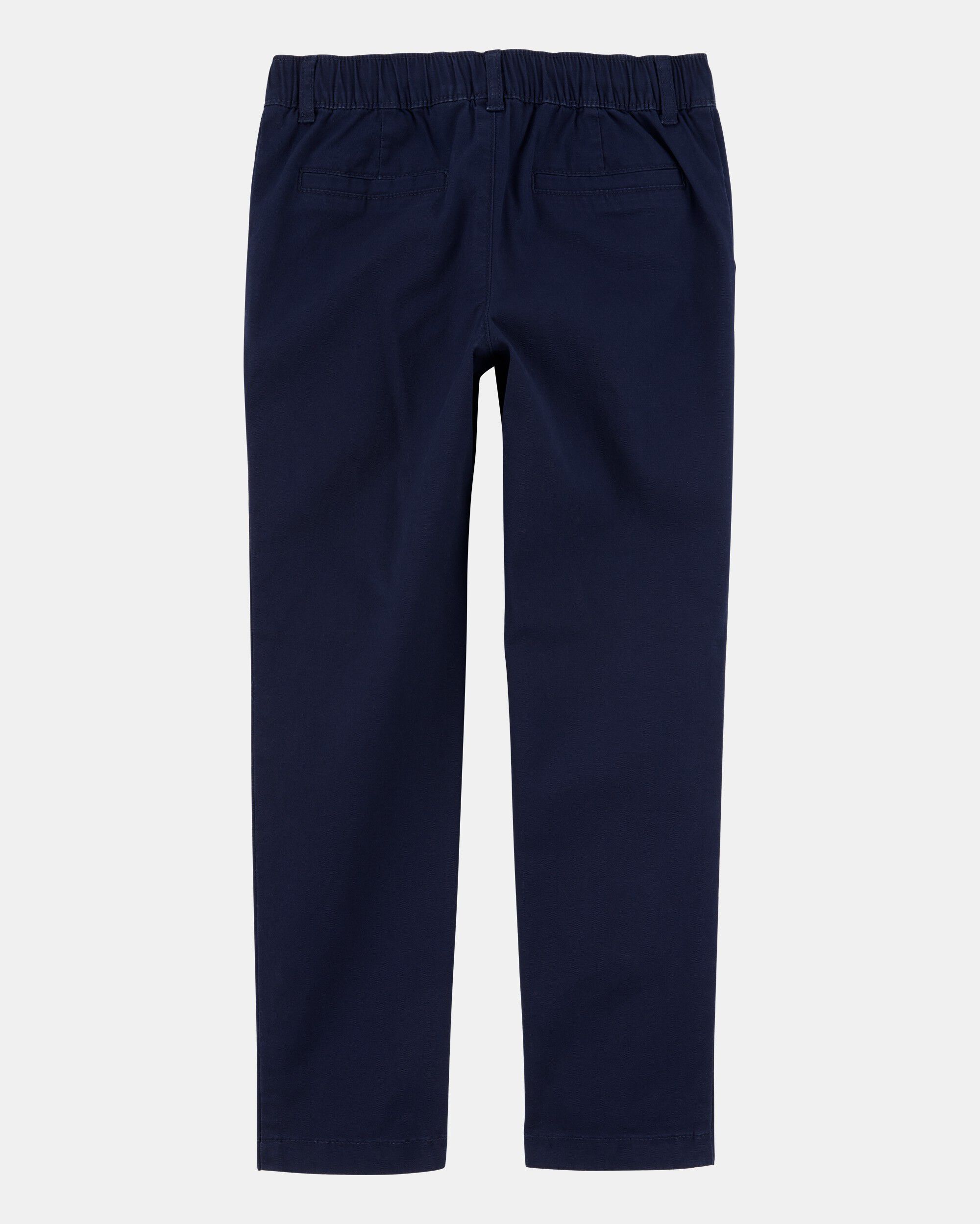 Girls Stretch Chino Uniform Pants - Navy