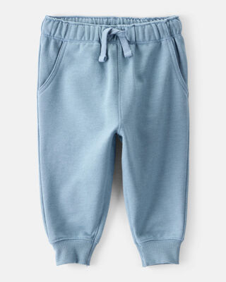 Baby Boy DayDream Fleece Cotton Jogger - Grey