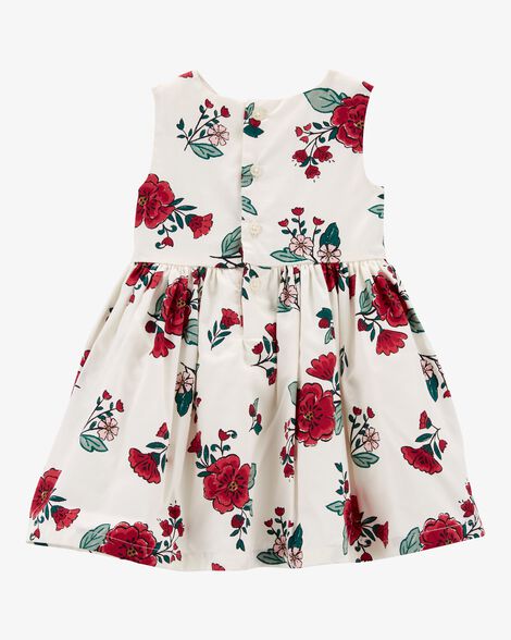  Product image 2 of Baby Floral Sateen Holiday Dress