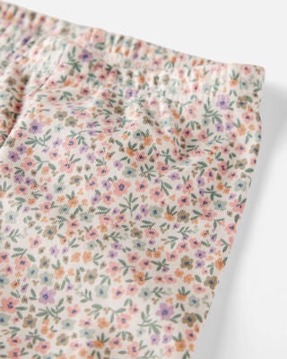 Product image 2 of Baby Floral Print Organic Cotton 2-Piece Pajamas