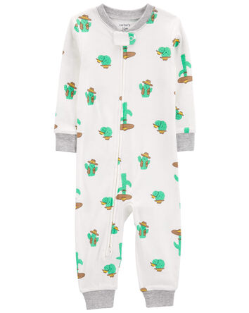 Baby 1-Piece Cactus 100% Snug Fit Cotton Footless Pajamas