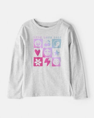 Girls Drama Club Long-Sleeve Graphic Tee - Blue